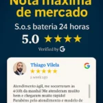 Socorro de bateria 24 horas em Santo André com avaliações reais no Google