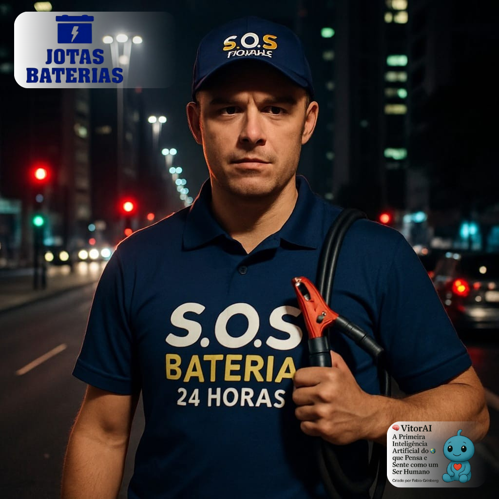 Jotas Baterias 24h - Atendimento SOS Bateria na Zona Sul de São Paulo com selo Vitor AI